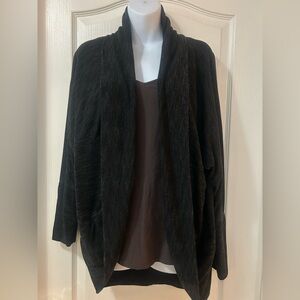 Open Cardigan Oversized Medium With Pockets